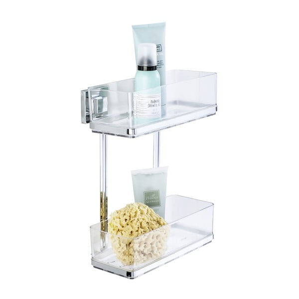 Scaffale autoportante a due livelli Vacuum-Loc, 14 x 25,5 cm Quadro - Wenko-image-2