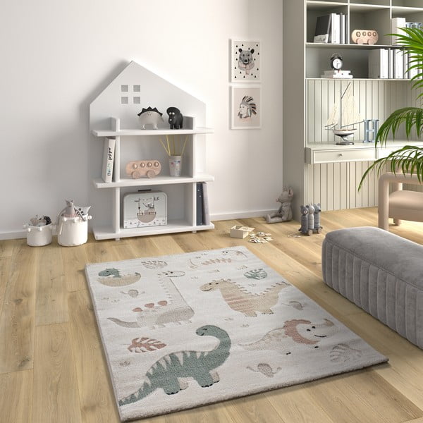 Tappeto per bambini beige 120x170 cm Clown – Universal-image-1