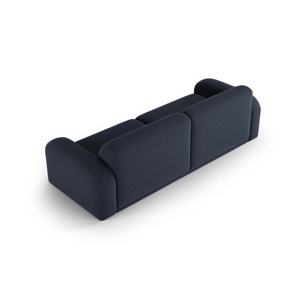 Divano in velluto blu scuro 242 cm Erin - Micadoni Home-image-4