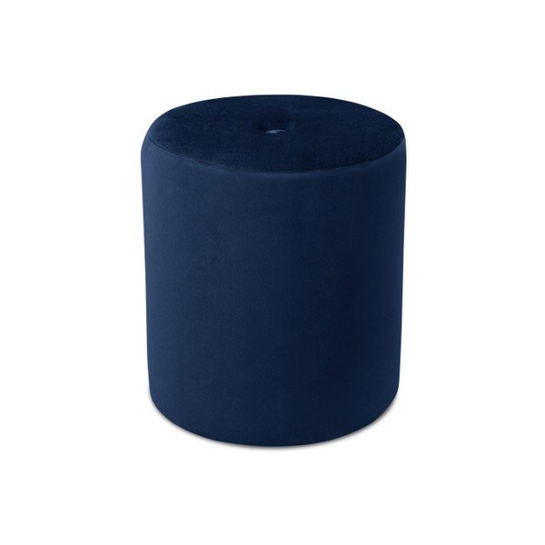 Pouf blu , ⌀ 40 cm Fiore - Mazzini Sofas-image-2