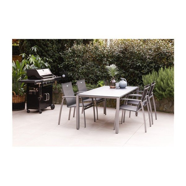 Tavolo da giardino grigio chiaro Victorio, 180 x 90 cm - Hartman-image-2
