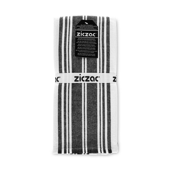 Set di 3 asciugamani 50x76 cm Duo Stripe - ZicZac