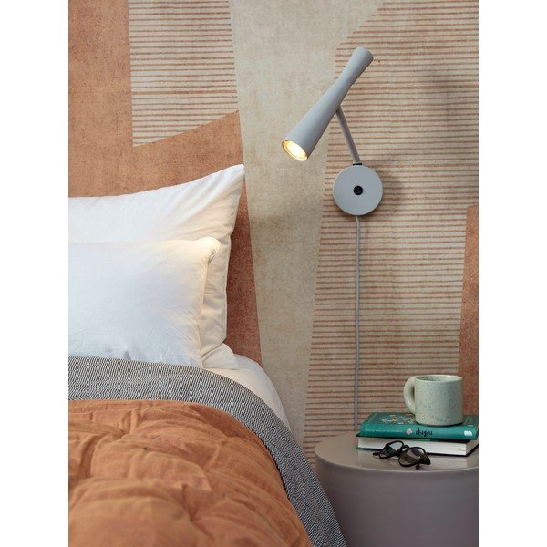 Lampada da parete grigia ø 6 cm Bordeaux - it's about RoMi-image-1