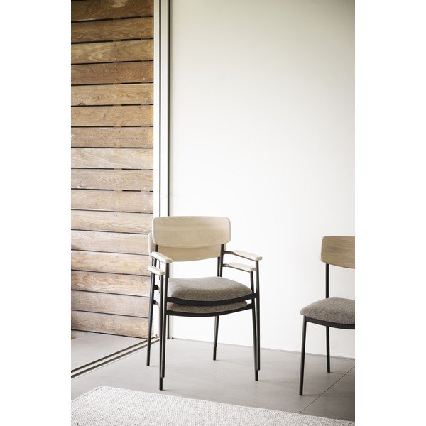 Sedie da pranzo in colore beige-naturale in set da 2 Maymont - Rowico-image-1