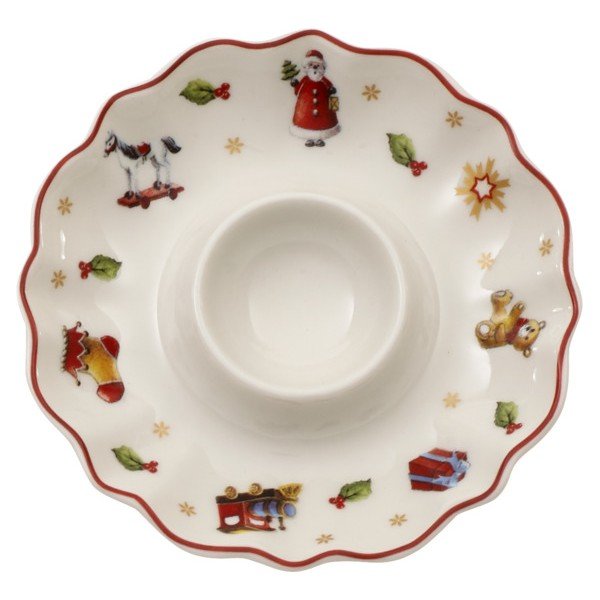 Portauovo in porcellana bianca con motivo natalizio Villeroy & Boch - Villeroy&Boch
