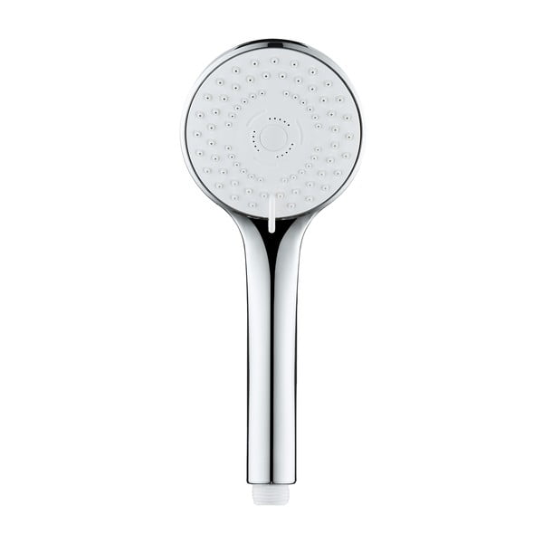 Soffione per doccia color argento lucido in plastica ø 9,5 cm Uno – Allstar