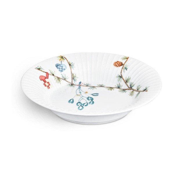 Piatto fondo bianco in porcellana a tema natalizio ø 21 cm Hammershøi Christmas – Kähler Design