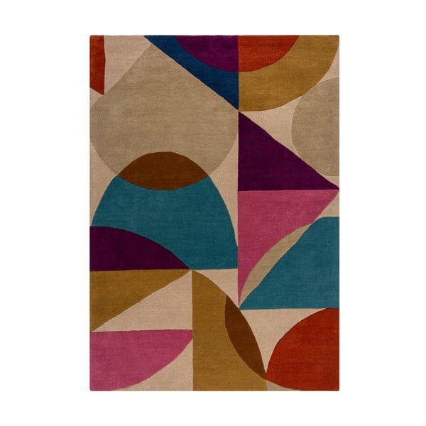 Tappeto in lana tessuto a mano 120x170 cm Oblix – Flair Rugs