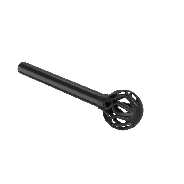Bastone per tende nero opaco in acciaio regolabile 107 - 305 cm Aria – Umbra