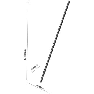 Scopa con manico nero, lunghezza 130,5 cm - Addis