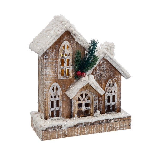 Decorazione luminosa Casa Nevada, altezza 21 cm Snow House - Casa Selección