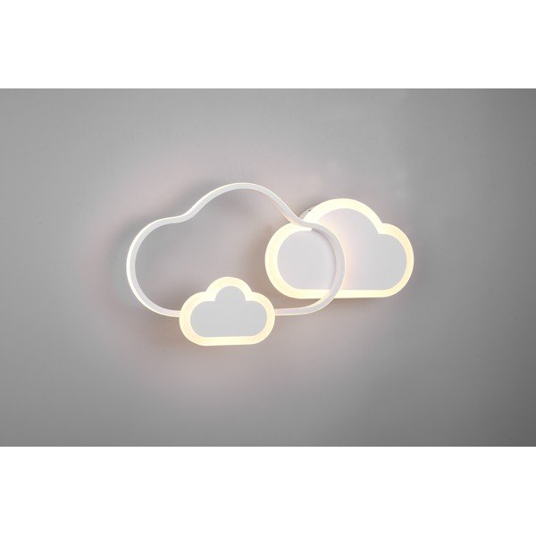 Lampada per bambini bianca 52x25 cm Cloudy - Reality-image-3