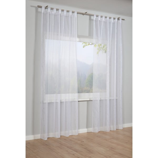 Tenda bianca 245x140 cm Voile - Gardinia-image-1