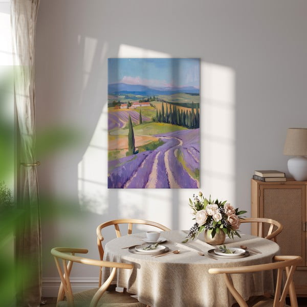 Dipinto 70x100 cm Purple Fields – Styler-image-1