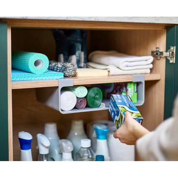 Porta pellicola e alluminio da parete da appendere grigio in plastica CupboardStore – Joseph Joseph-image-4