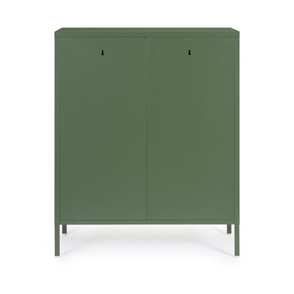 Armadietto verde scuro in metallo con chiusura a chiave 80x101,5x40 cm Cambridge – Yes Everyday-image-4