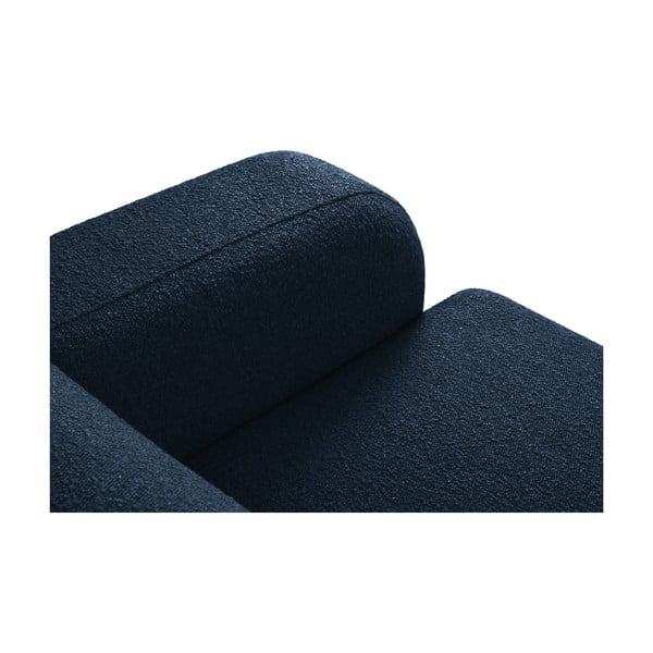 Divano in tessuto bouclé blu scuro 170 cm Molino - Micadoni Home-image-4