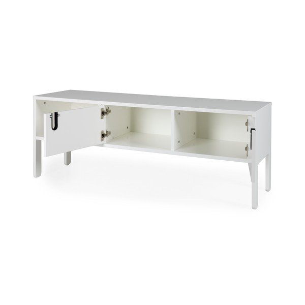 Tavolo TV bianco, larghezza 137 cm Uno - Tenzo-image-4