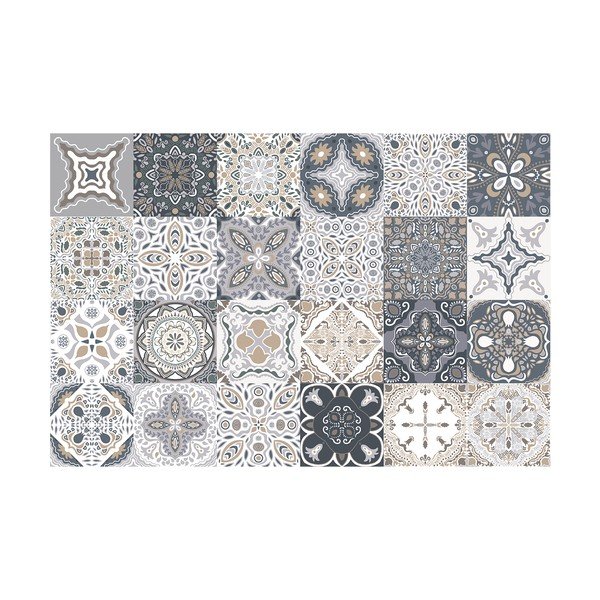 Set di 24 adesivi murali Tiles Azulejos Nello, 10 x 10 cm - Ambiance-image-2