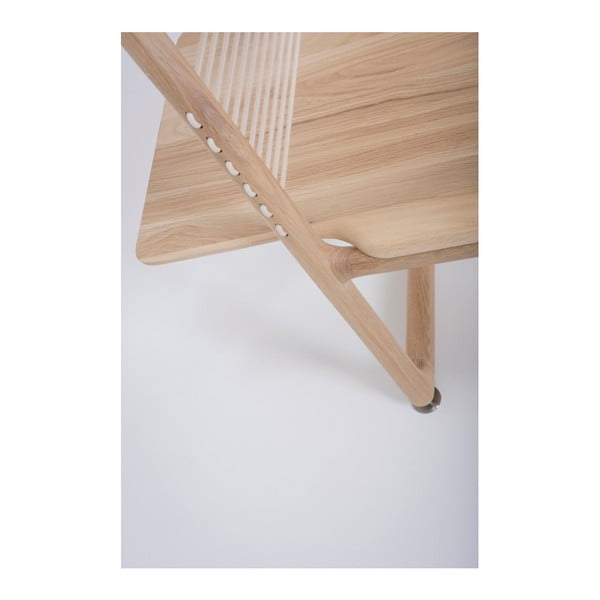 Libreria in legno massiccio di rovere, altezza 216 cm Muse - Gazzda-image-3