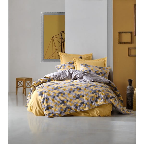 Biancheria da letto in cotone Box in cotone, 200 x 200 cm Elon - Mijolnir