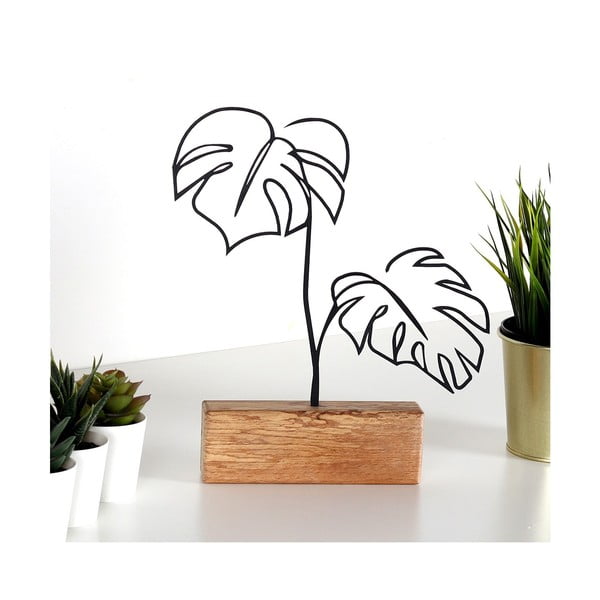 Statuetta in metallo Leaves - Mioli Decor-image-3