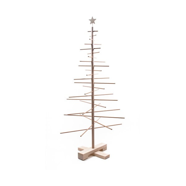 Albero di Natale in legno, altezza 125 cm - Nature Home