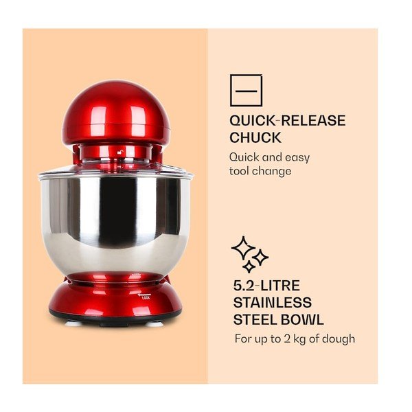 Robot da cucina rosso Bella - Klarstein-image-3