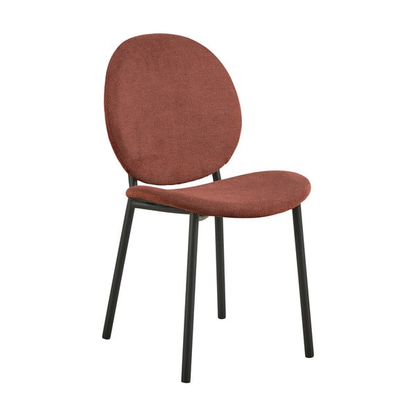 Sedia da pranzo color terracotta Cliff – Actona