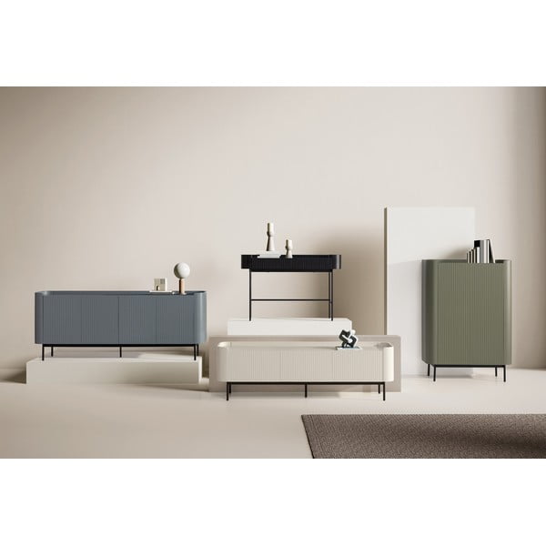 Cassettiera blu polveroso 200x80x40 cm Willa – MOME-image-1