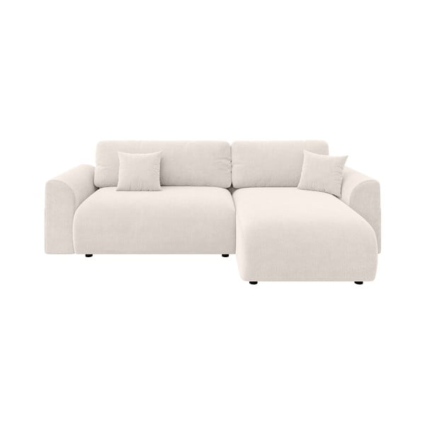 Divano angolare bianco allungabile (con composizione variabile) Lorine – Ropez-image-2