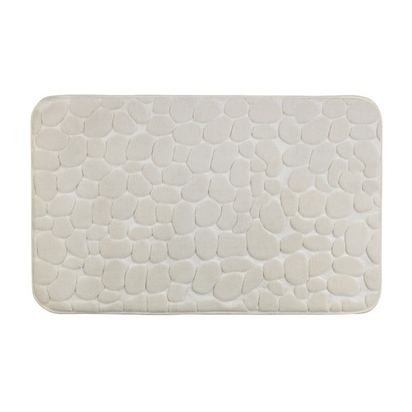 Tappeto da bagno con memory foam Beige, 80 x 50 cm Pebbles - Wenko