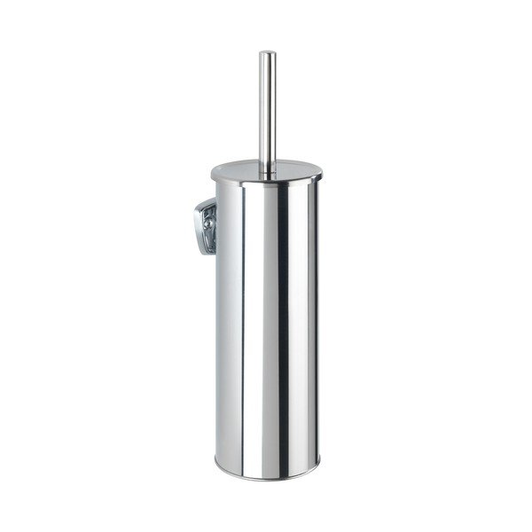 Scopino da parete in acciaio inox in argento lucido Basic - Wenko-image-2