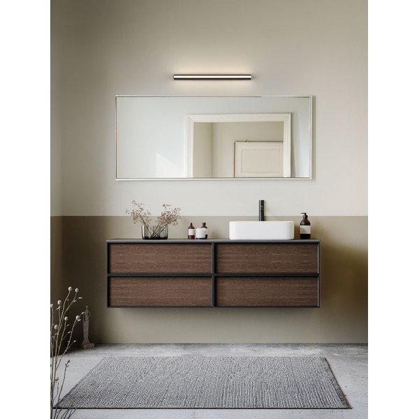 Lampada da parete LED nera opaca in alluminio Endo – Nova Luce-image-1