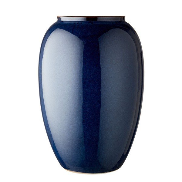 Vaso blu in gres alto - Bitz