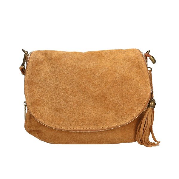 Borsa in pelle marrone chiaro Nela - Chicca Borse