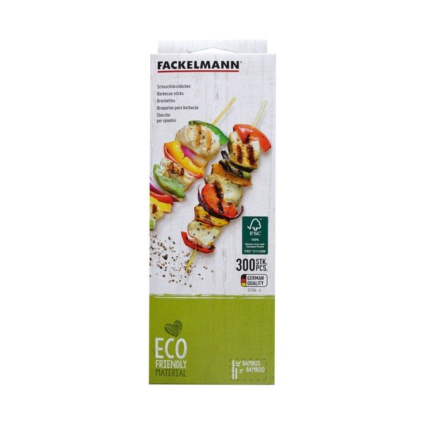 Set di 300 spiedini di bambù Natura - Fackelmann-image-1