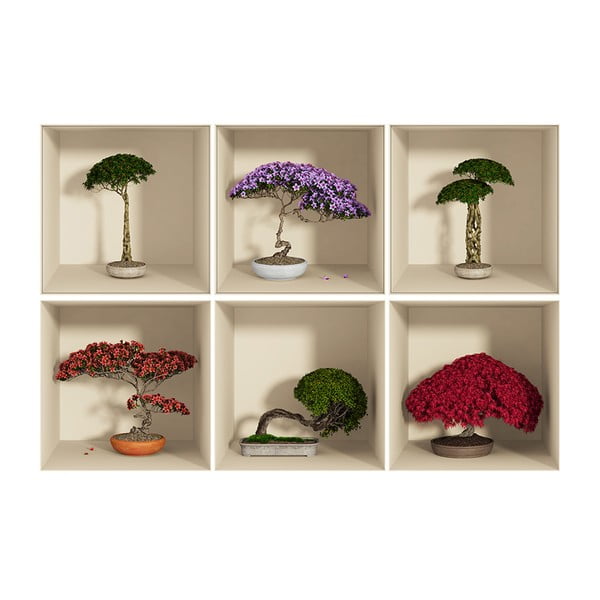 Set di 6 adesivi con effetto 3D Home - Ambiance-image-2