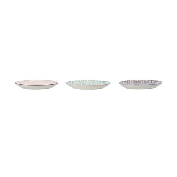 Set di 3 piatti in gres, ø 28 cm Maya - Bloomingville-image-2