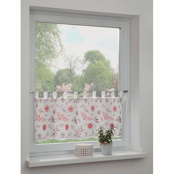 Tenda sottile bianca/rosa 135x45 cm Rose – Sehlbach-image-1