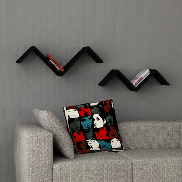 Sada 2 polic Marti, černá-image-1