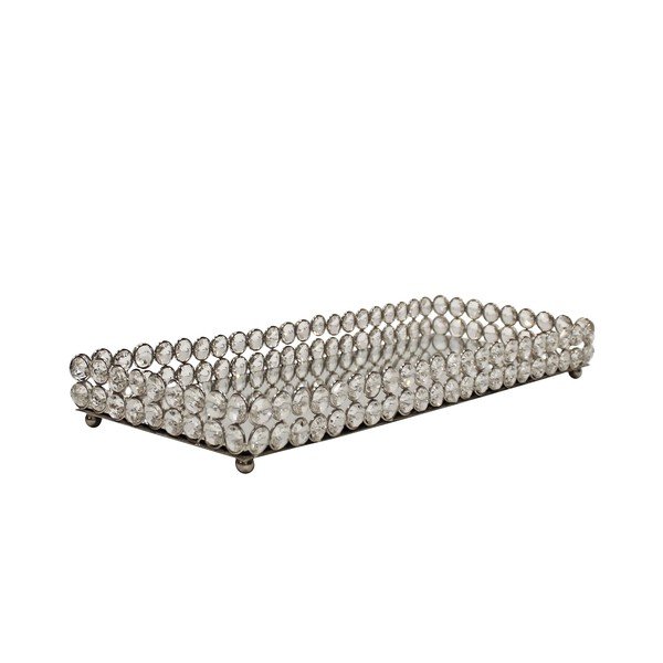 Skleněný podnos Diamond, 38 cm