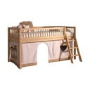 Letto rialzato per bambini in legno di quercia in colore naturale 90x200 cm Forrest - Vipack