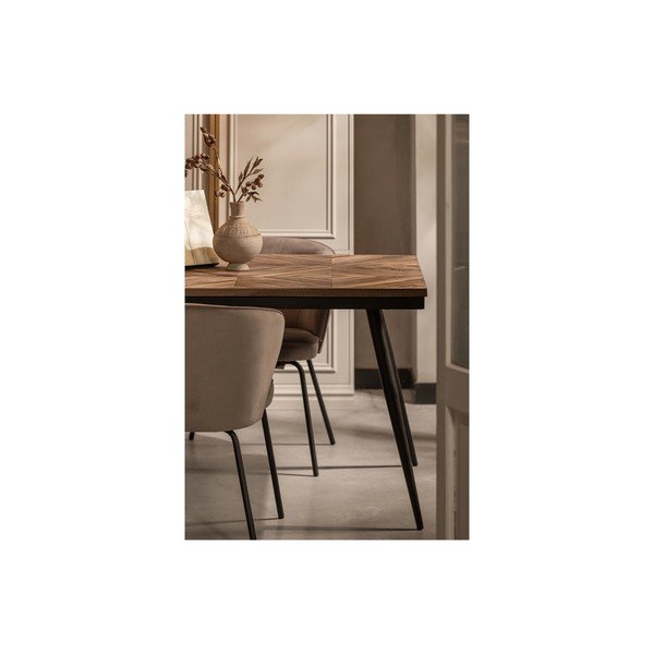 Set di sedie da pranzo beige in imbottito 2 pz Admit – WOOOD-image-2