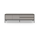 Tavolo TV grigio e beige 180x55 cm Lorenza - Marckeric