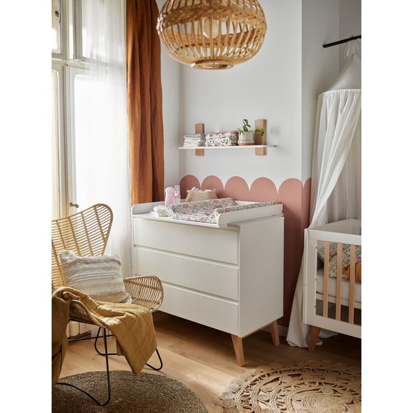 Cassettiera per bambini bianca , 100 x 92 cm Swing - Pinio-image-3