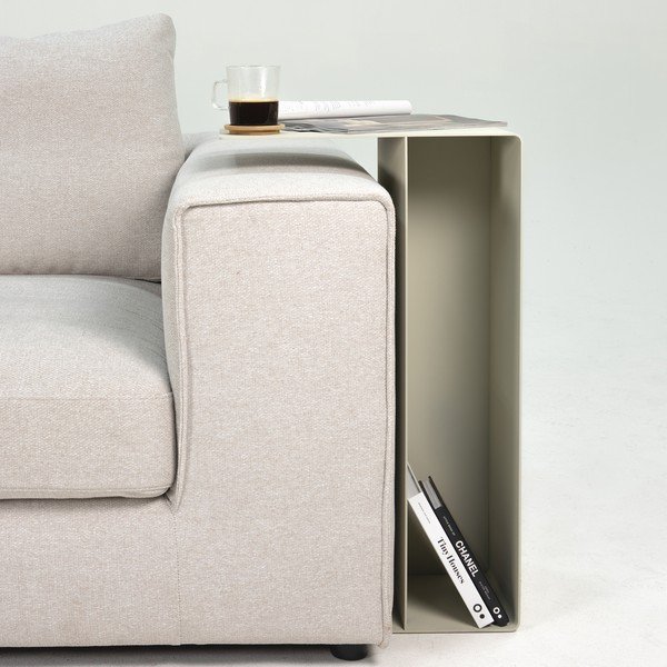 Tavolino in acciaio 40x30 cm Slide High – Spinder Design-image-1