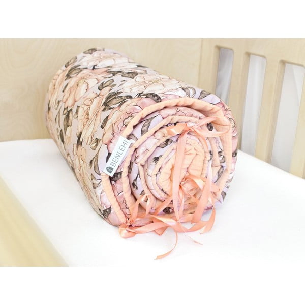 Mantello in cotone rosa peonia, lunghezza 180 cm - Benlemi
