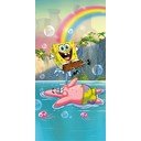 Asciugamano per bambini in cotone 70x140 cm Sponge Bob "Tropical Duo" – Jerry Fabrics