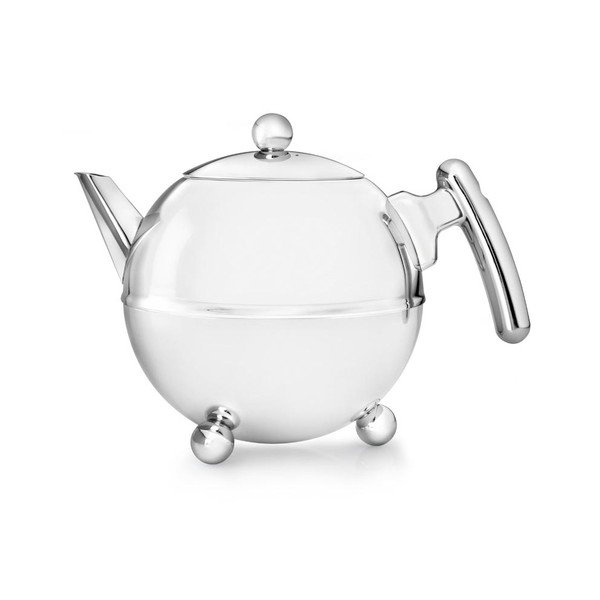 Teiera argentata in acciaio inox 1,2 l Bella Ronde – Bredemeijer